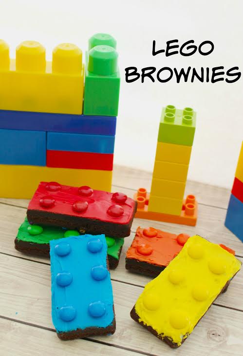 Lego Brownies Kid's Party & Snack Idea