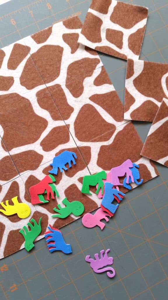 DIY Preschool Animal Memory Match Sensory Game