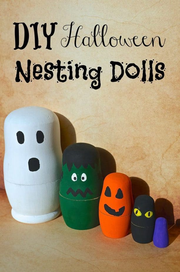 DIY Halloween Nesting Dolls Craft