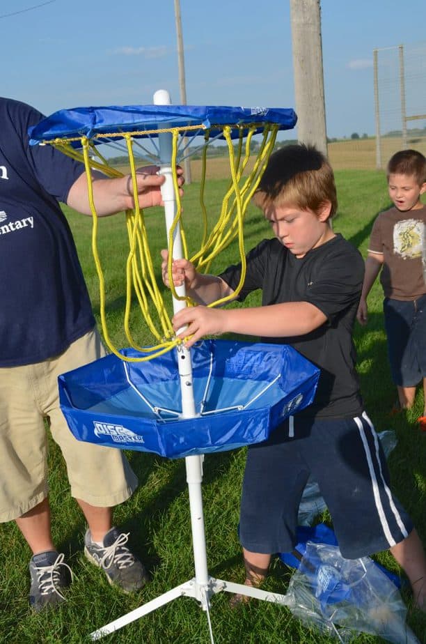 Portable Flying Disc Golf Outdoor Game