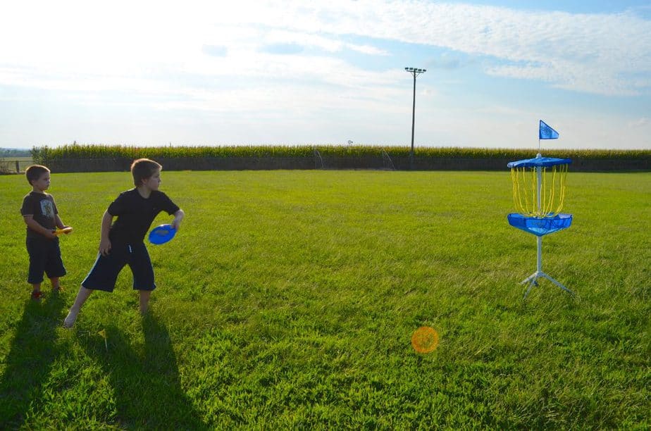 Portable Flying Disc Golf Outdoor Game