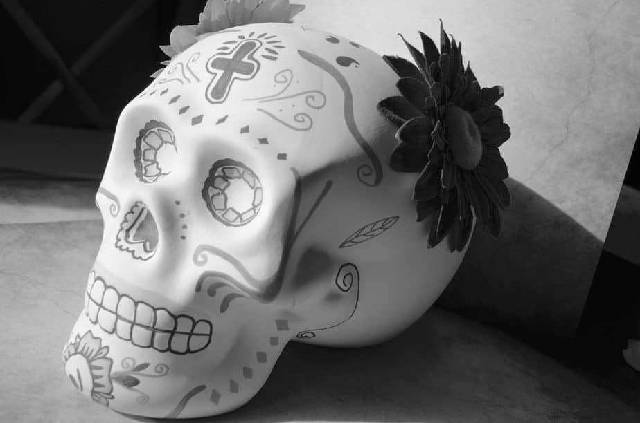 DIY Day of the Dead Sugar Skull Ceramic Art Decor
