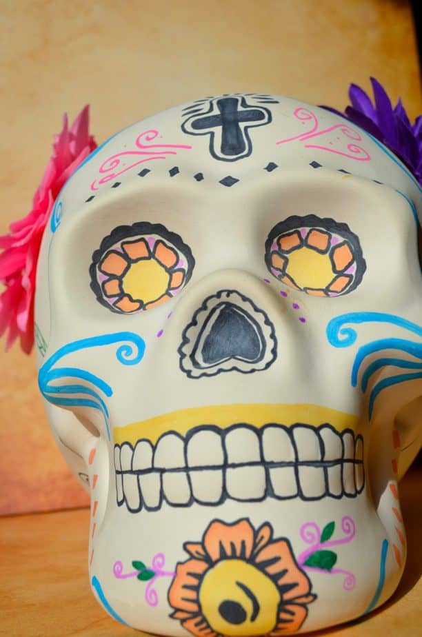 DIY Day of the Dead Sugar Skull Ceramic Art Decor