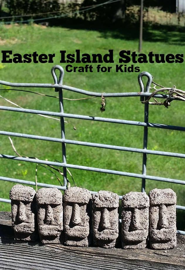 How to Make Easter Island Statues History Craft for Kids