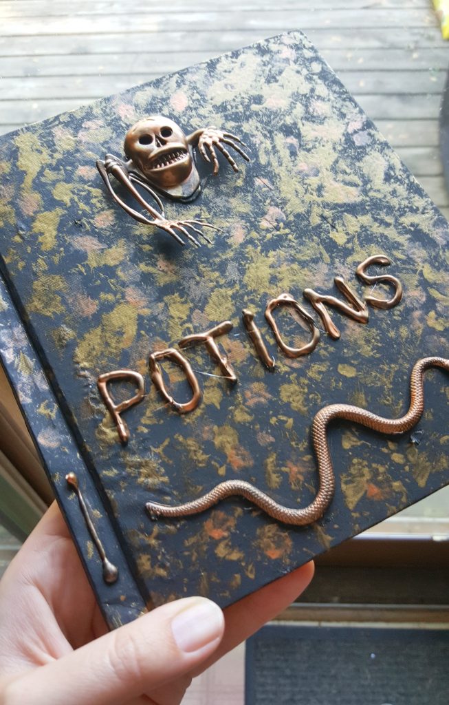 DIY Potions Book Tutorial - Halloween or Harry Potter Decor