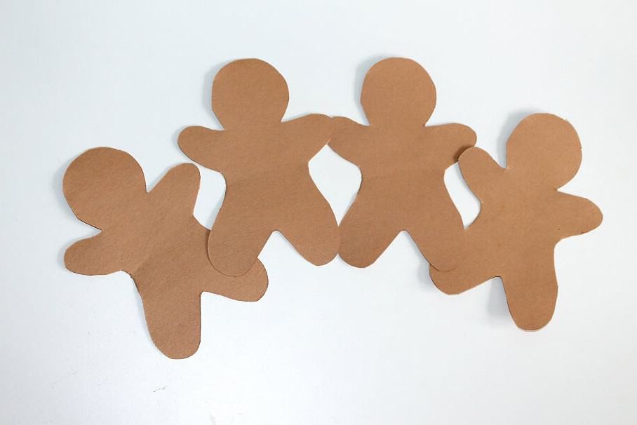 Gingerbread Friends Preschool Craft