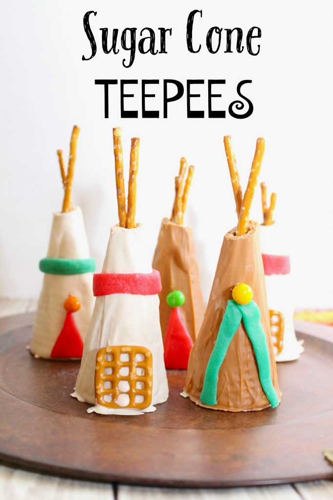 Sugar Cone Teepee Kid's Thanksgiving Party Recipe