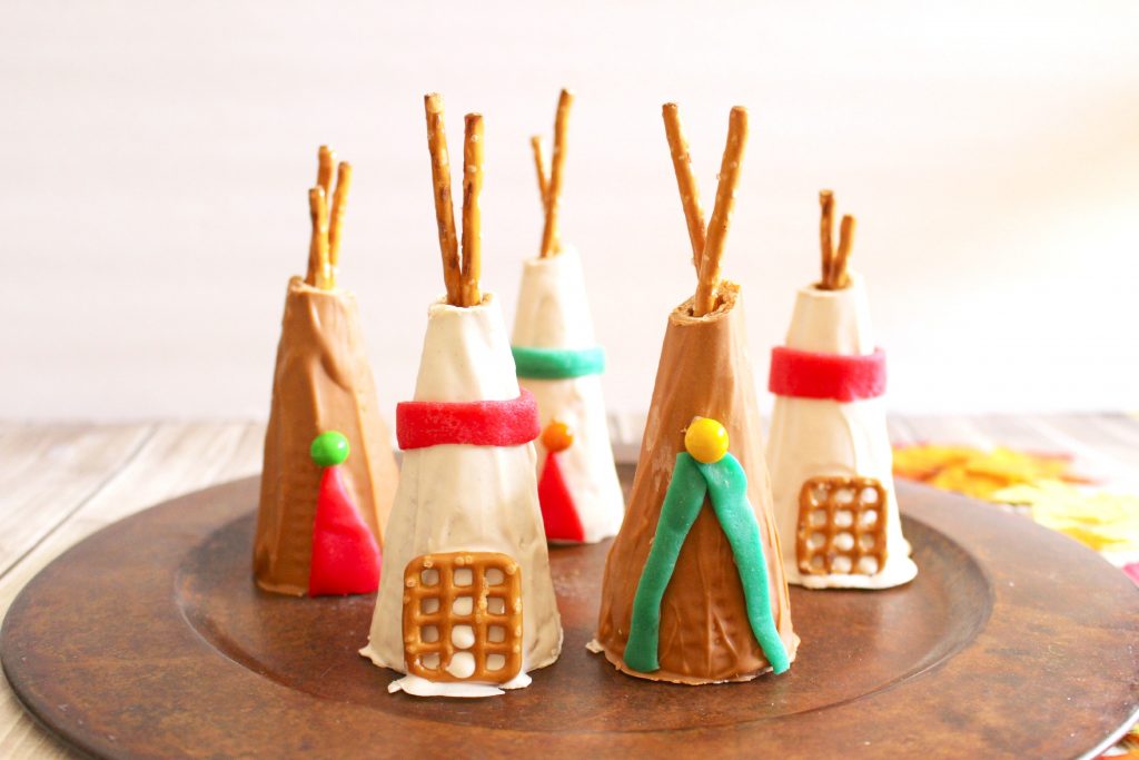 Sugar Cone Teepee Kid's Thanksgiving Party Recipe