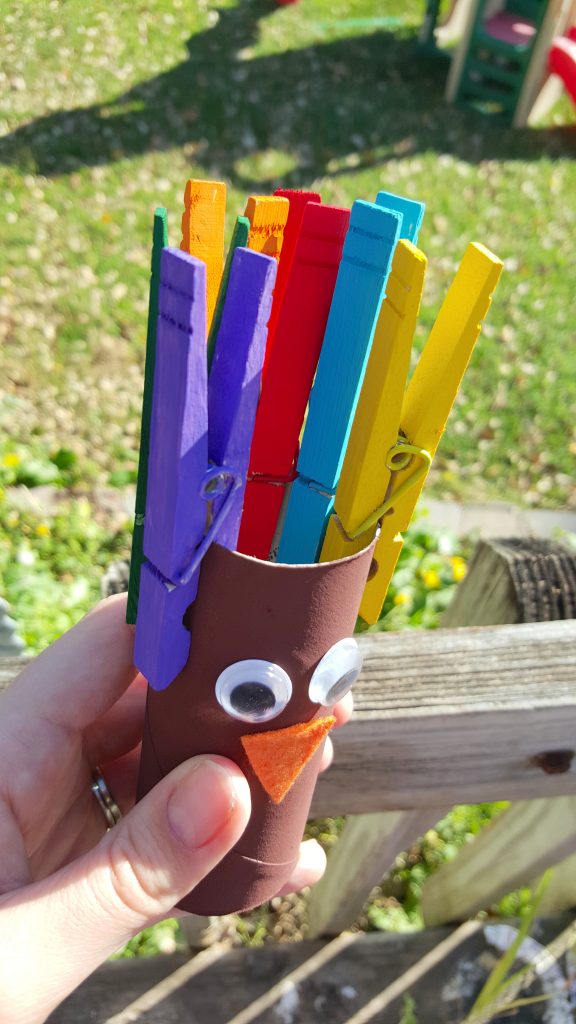 Creative Turkey Toilet Paper Tube Preschool Craft