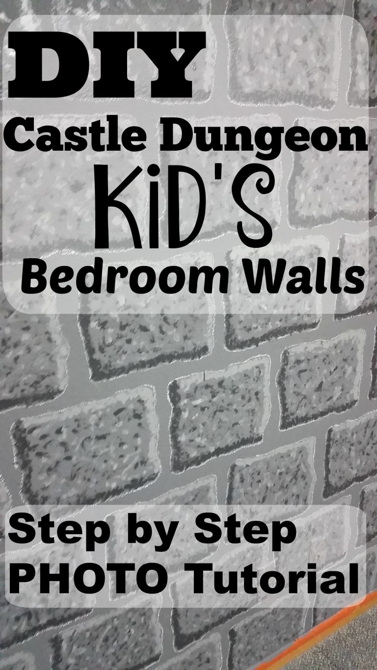 DIY Castle Dungeon Minecraft Kid’s Bedroom Paint Tutorial