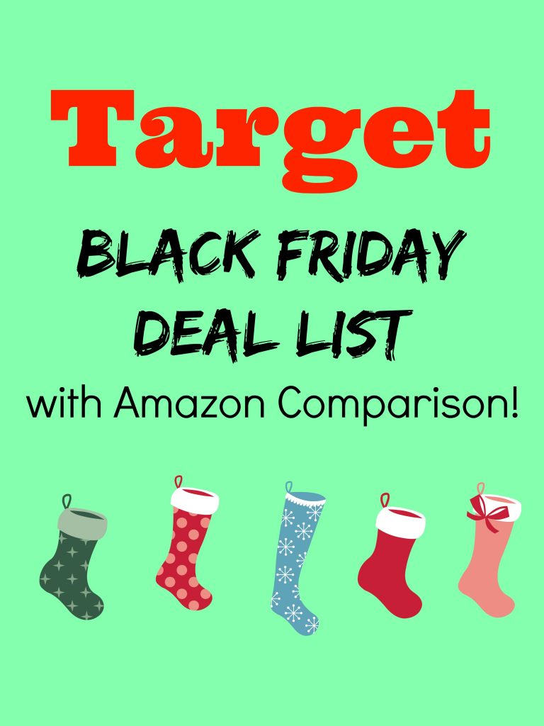 Target Black Friday Deal List Amazon Comparison