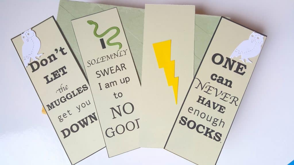 Harry Potter inspired Bookmarks