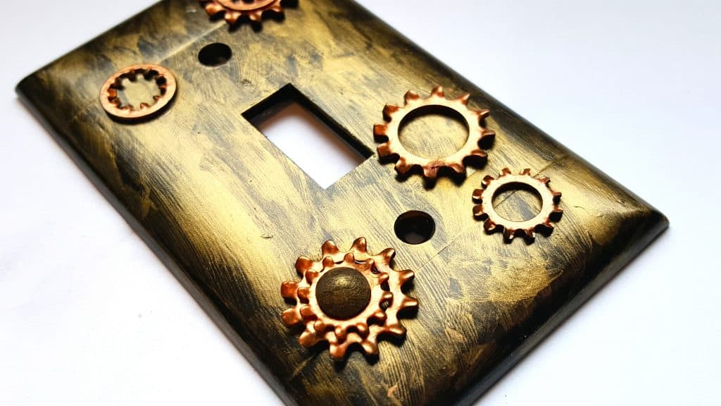 Industrial Steampunk DIY Light Switch Plate Cover Home Decor