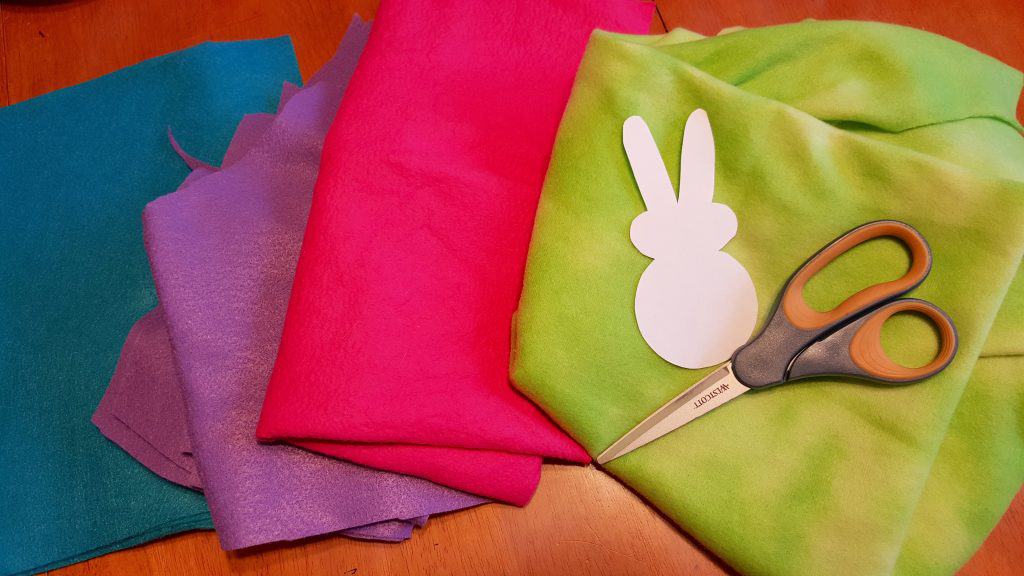 NO SEW Easter Bunny Felt Toys with Printable Template
