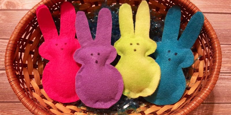 NO SEW Easter Bunny Felt Toys Tutorial