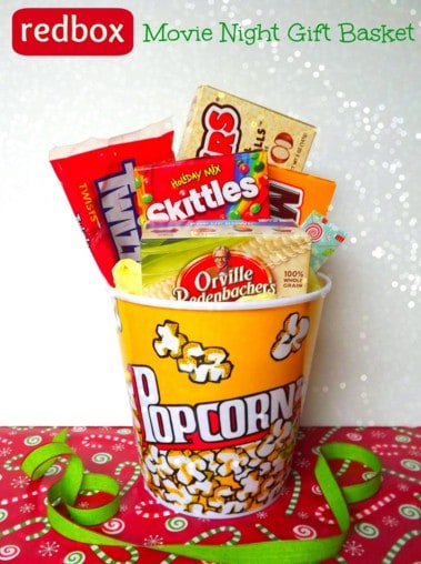 Redbox Movie Night Gift Basket