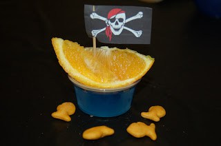 pirate birthday party jello treat