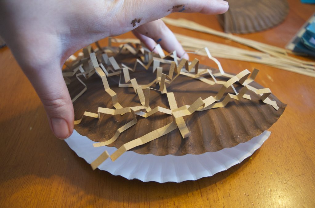 Bird's Nest Spring Paper Plate Craft for Kids