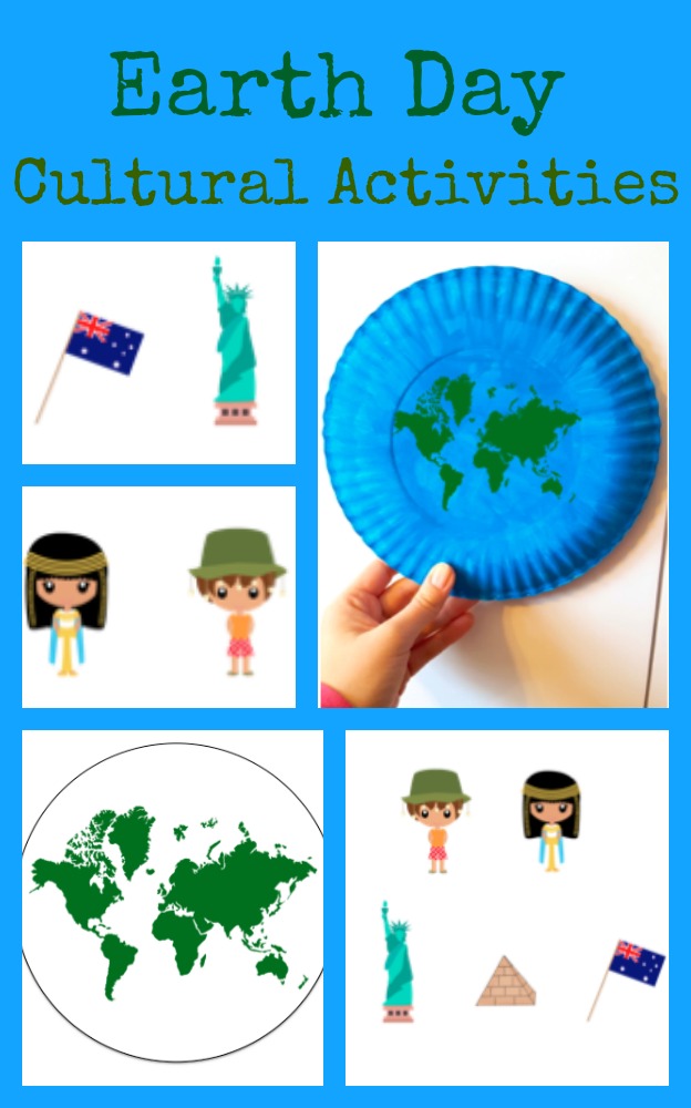 Earth Day Paper Plate & Around the World Cultural Activities