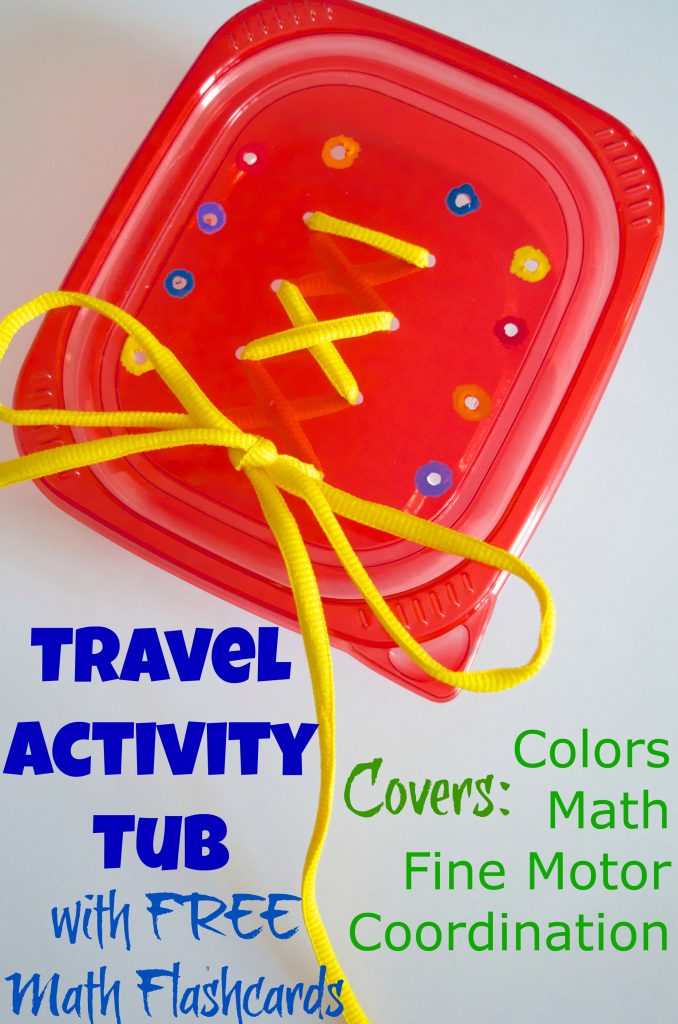 Toddler Travel Activity Tub