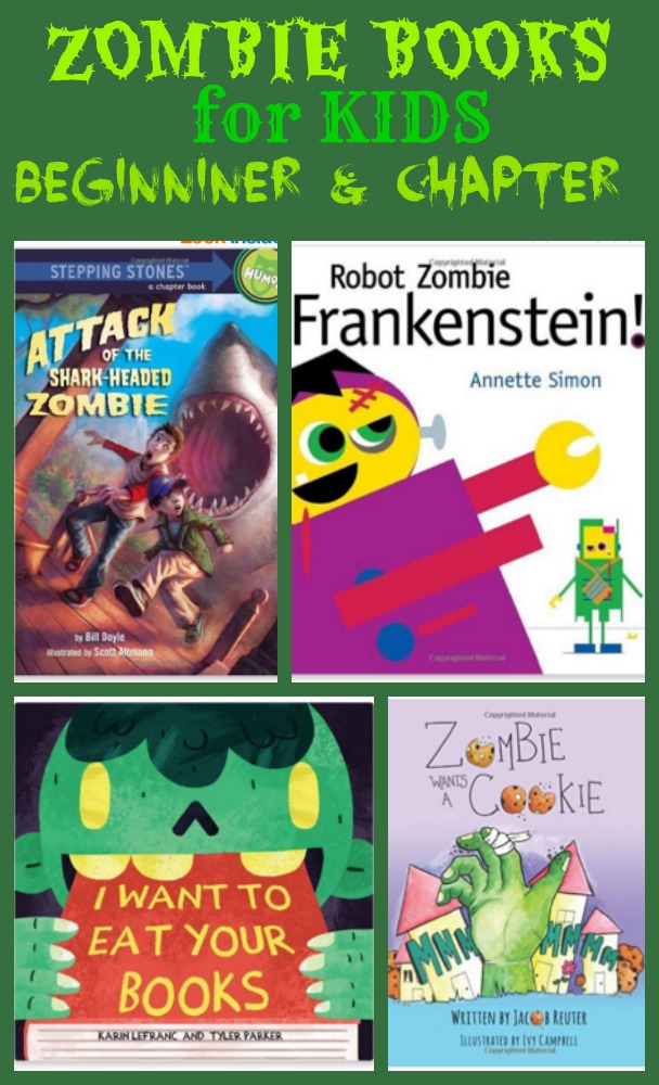 Zombie Books for Kids - Beginner and chapter books