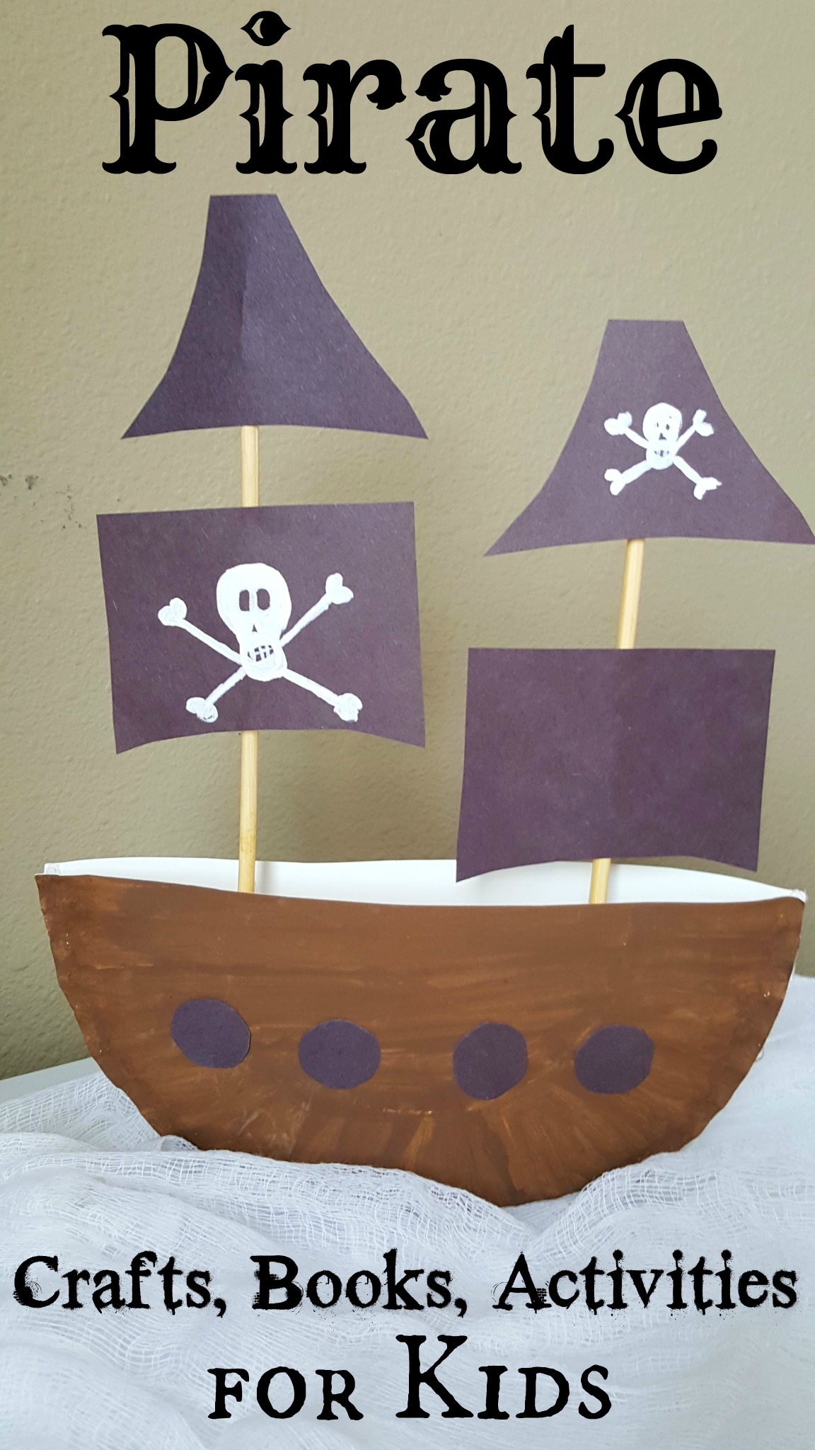 Pirate Ship Paper Plate Craft 3d Project For Kids