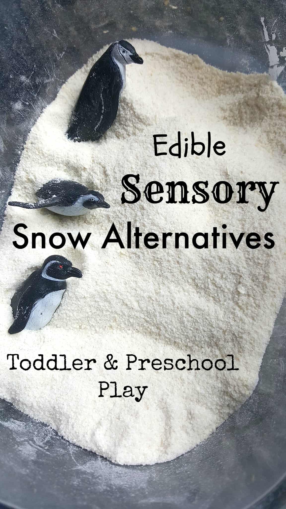 How to make Fake Snow for Sensory Play