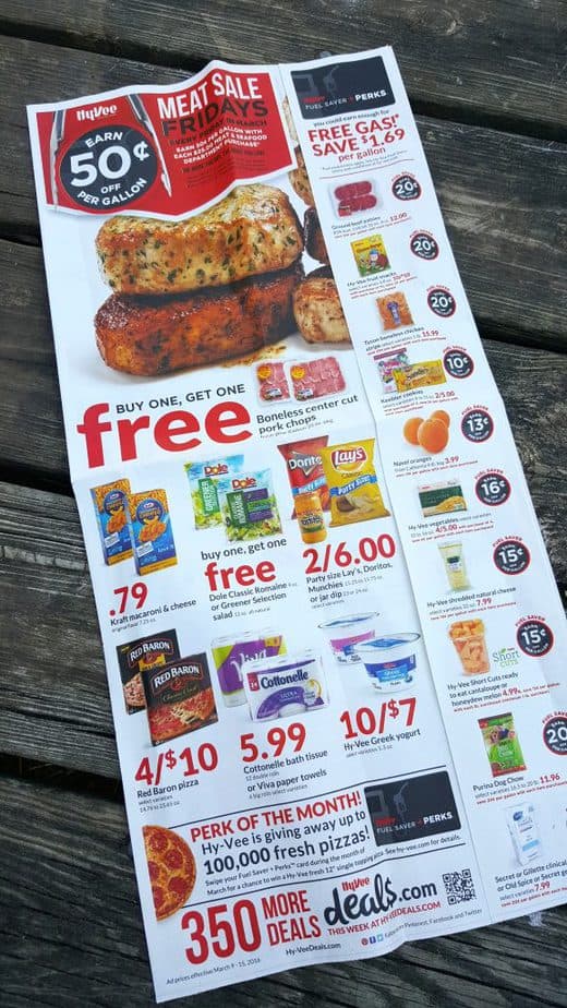 Hy-Vee grocery shopping ad