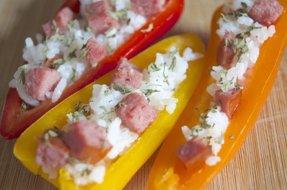 Fiesta Stuffed Mini Peppers with Sausage Skillet Recipe