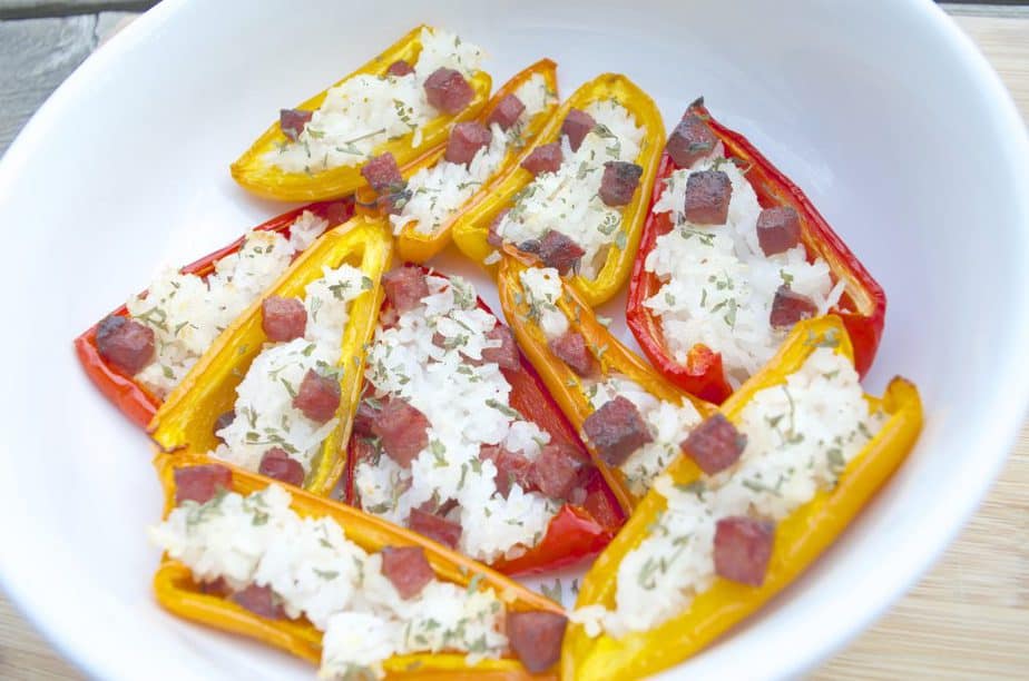 Fiesta Stuffed Mini Peppers with Sausage Skillet Recipe