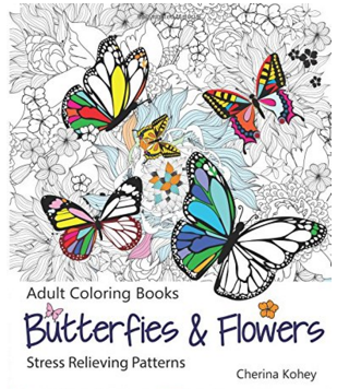 Adult Coloring Book Butterflies