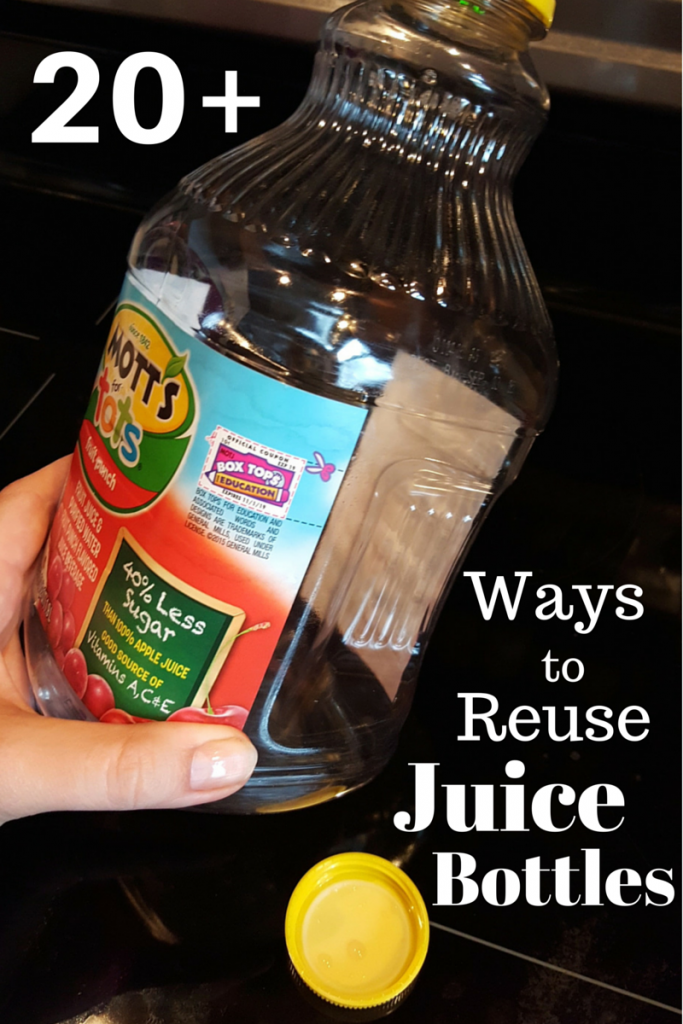 20+ Ways to Reuse Juice Bottles