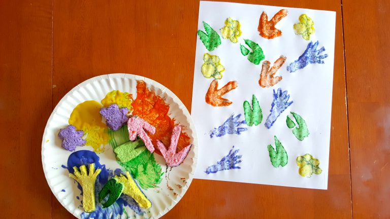 DIY Animal Tracks Activities & Nature Art