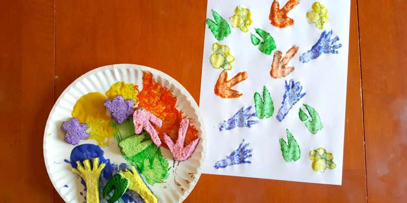 DIY Animal Tracks Activities & Nature Art