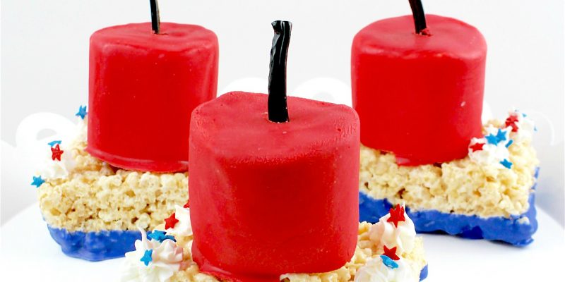 4th of July Edible Firecrackers Recipe Treat