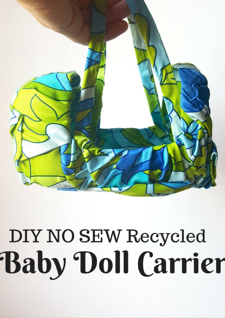 DIY Recycled Baby Doll Carrier