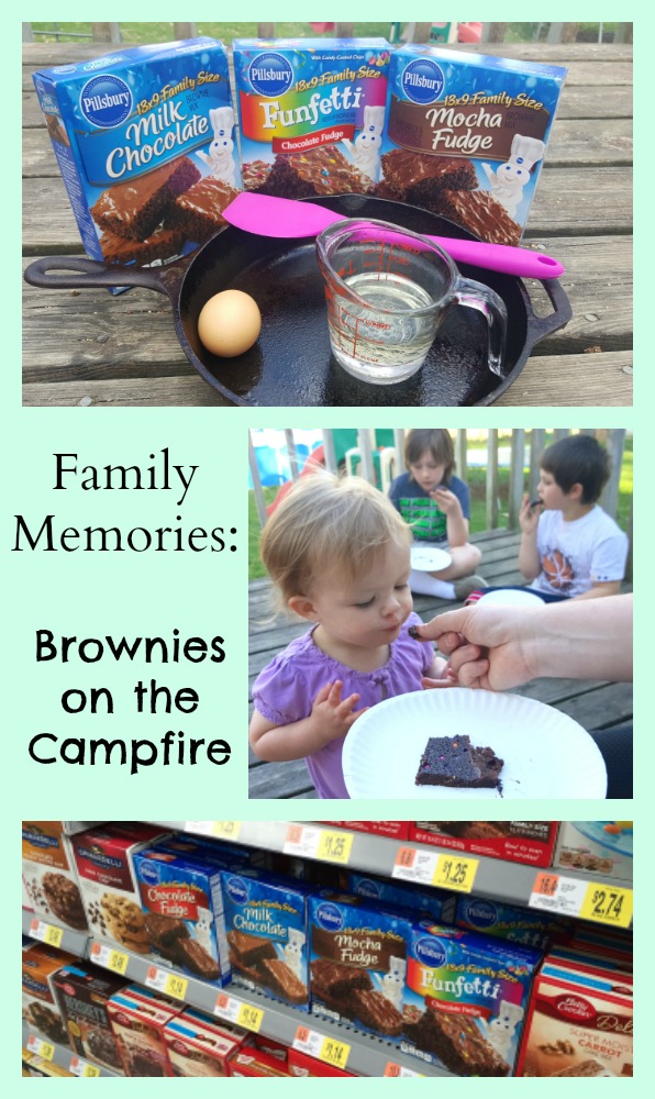 Cast Iron Skillet campfire Brownies Camping Recipe