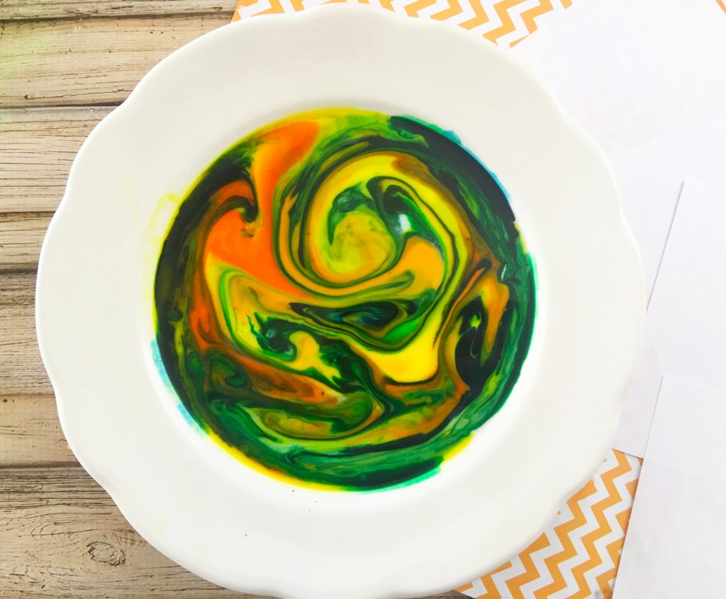 colorful Marbled Milk Explosion Artwork