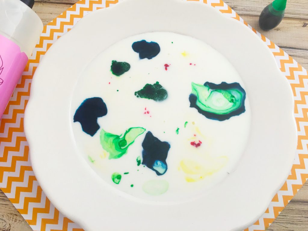 Paint Marbled Milk Explosion Artwork