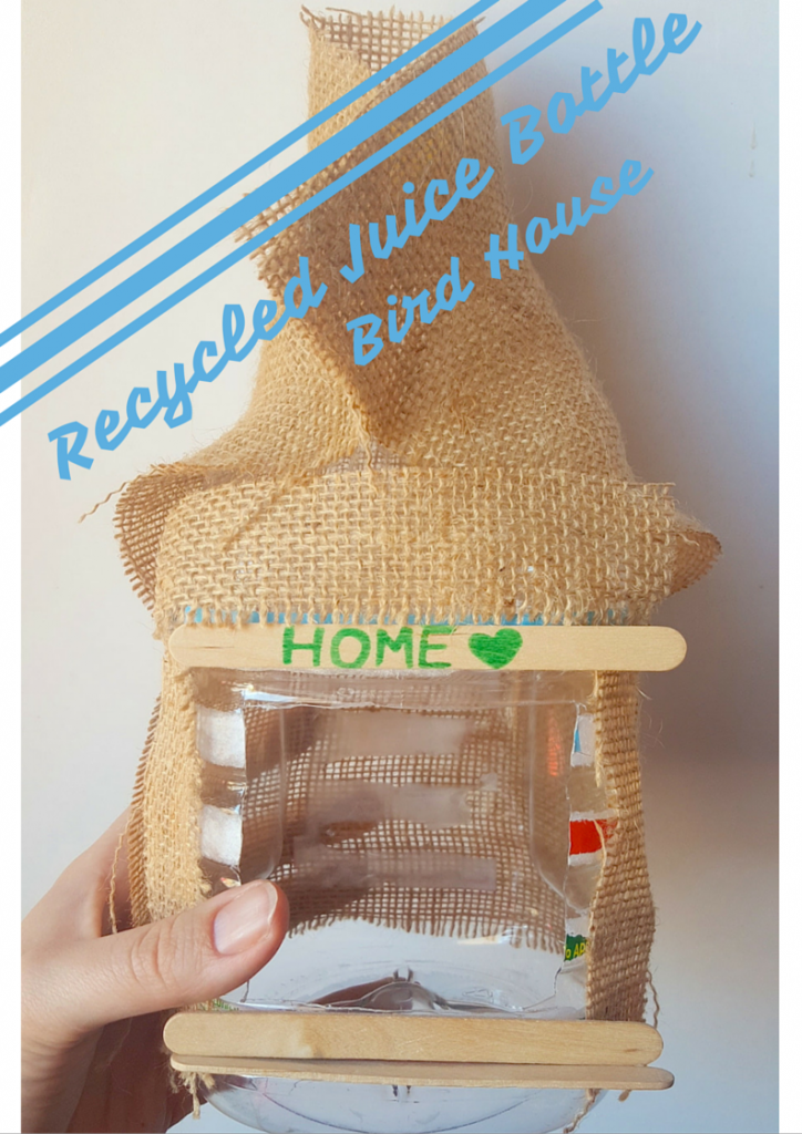 Recycled Juice Bottle Bird House