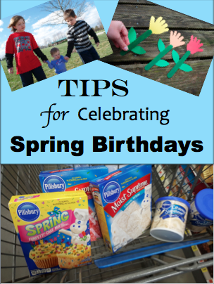 Tips for Celebrating Spring Birthdays #MixUpaMoment