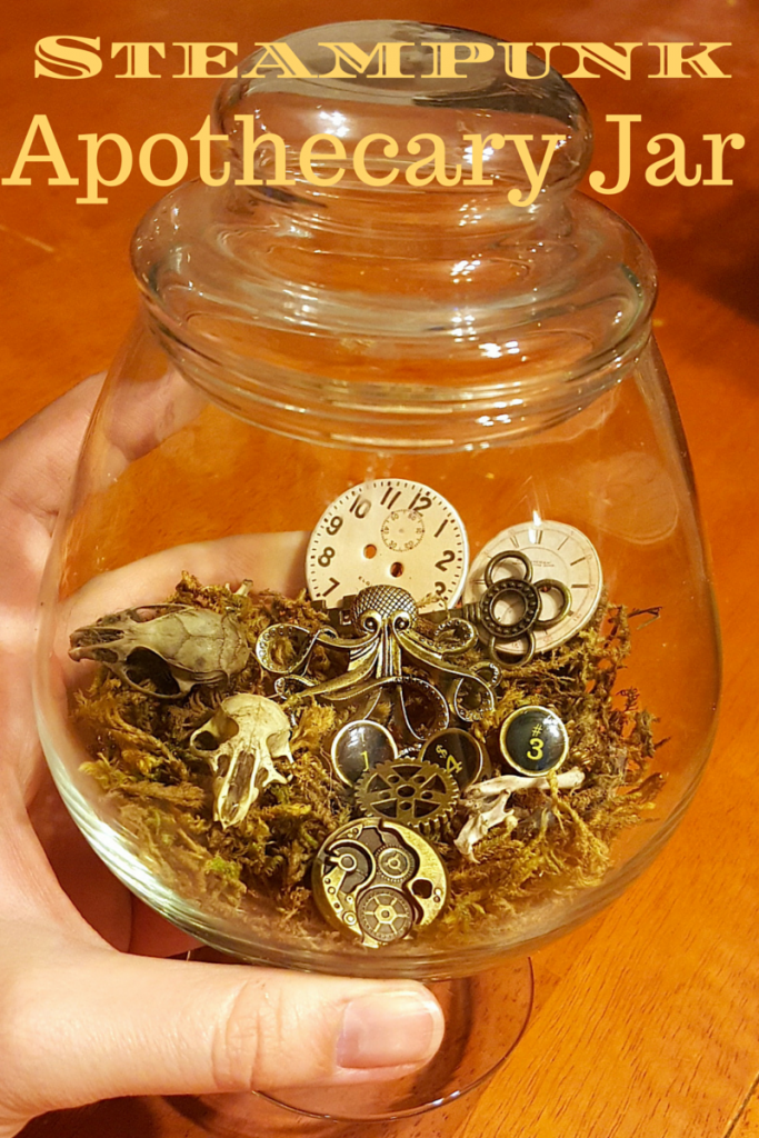 DIY Steampunk Apothecary Jar