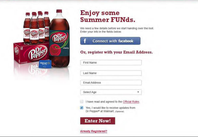 Dr Pepper® Summer FUNd Sweepstakes