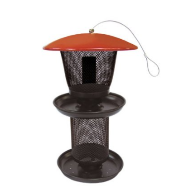 Double Decker Metal Bird Feeder