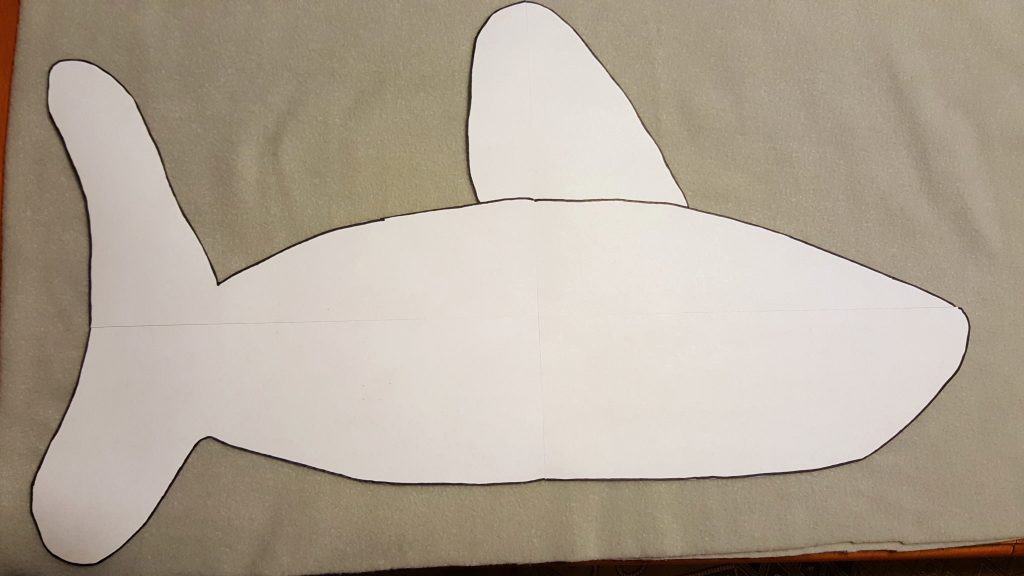 DIY No Sew Shark Plush Toy - perfect for shark week this summer and ocean lessons!