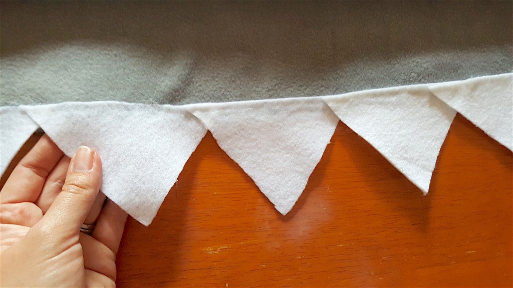 Make Your Own No Sew Shark Blanket Tutorial