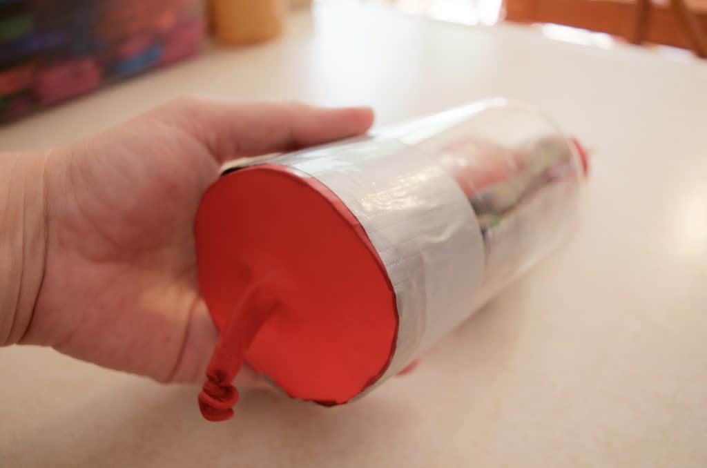 testing the lung science experiment bottle for tobacco prevention