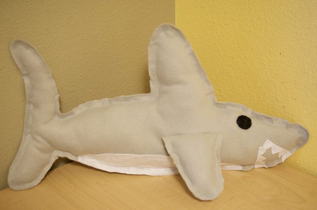 DIY No Sew Shark Plush Toy Tutorial with Printable Template