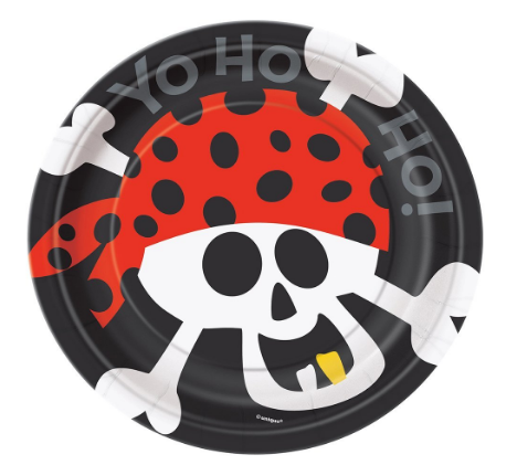 Pirate Party Plates