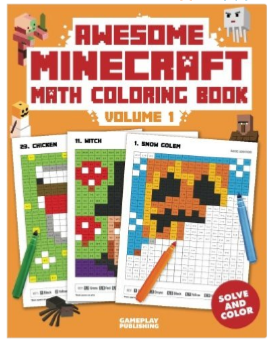 Minecraft Math Coloring Book